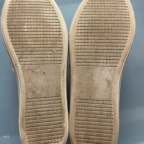 Steve Madden Used Condition Slip On Gold Shoes - Picture 6 of 6